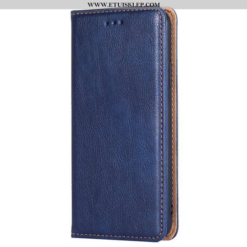 Etui Na Telefon do Moto G73 5G Etui Folio Przeszycia Ze Sztucznej Skóry